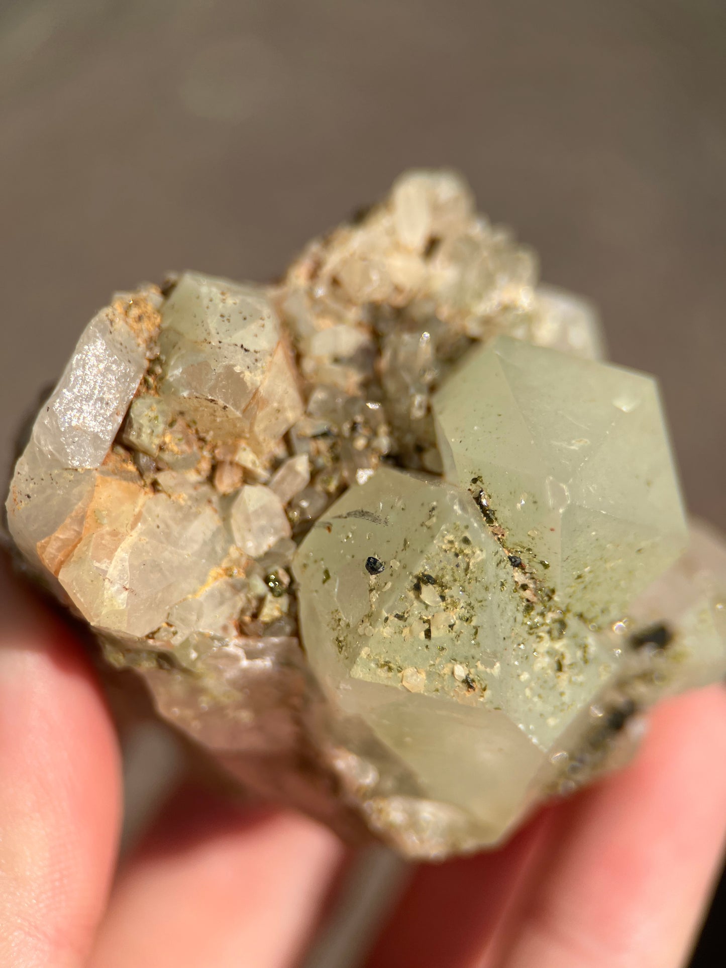 Forest Epidote & Quartz