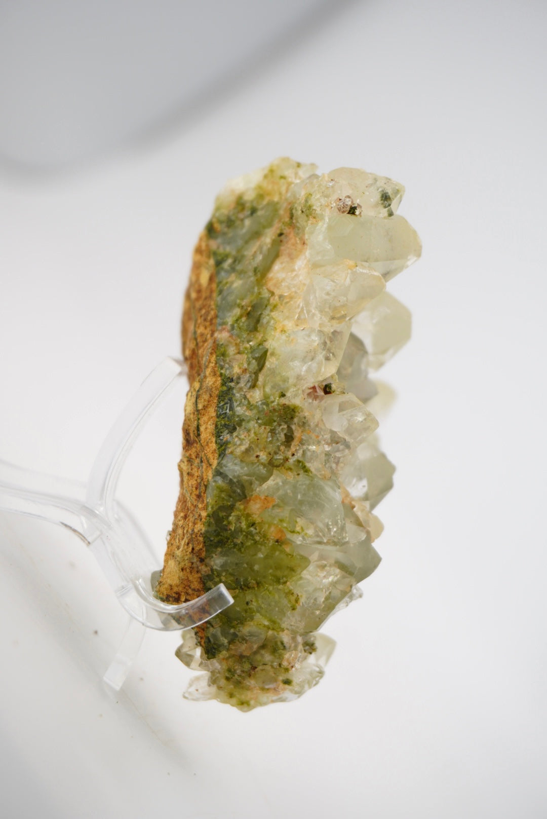 Forest Epidote and Quartz from Turkey