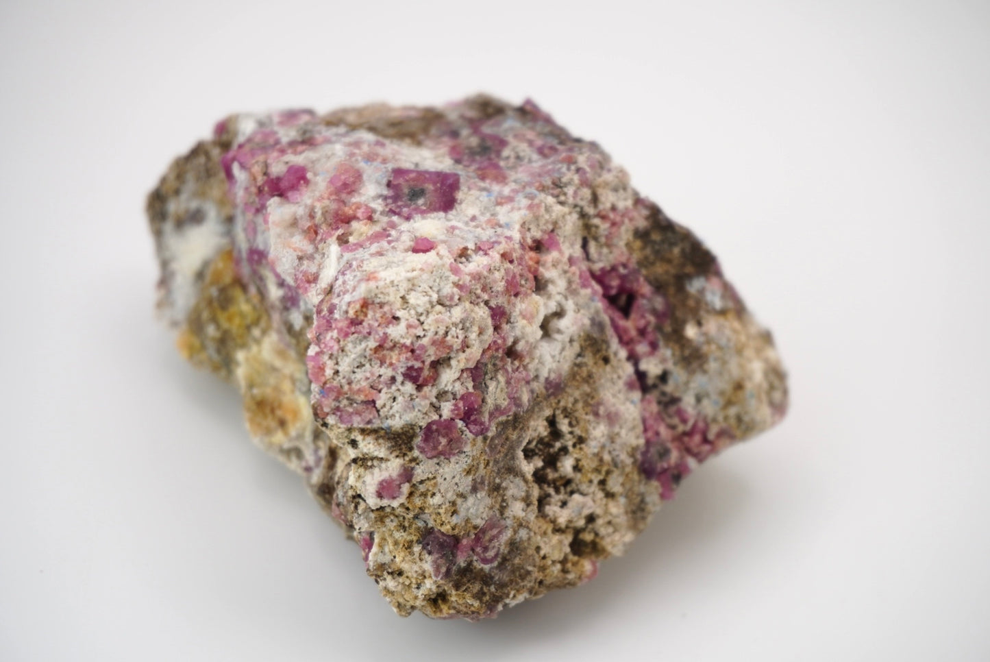 Rhodolite Garnet With Vesuvianite On Matrix