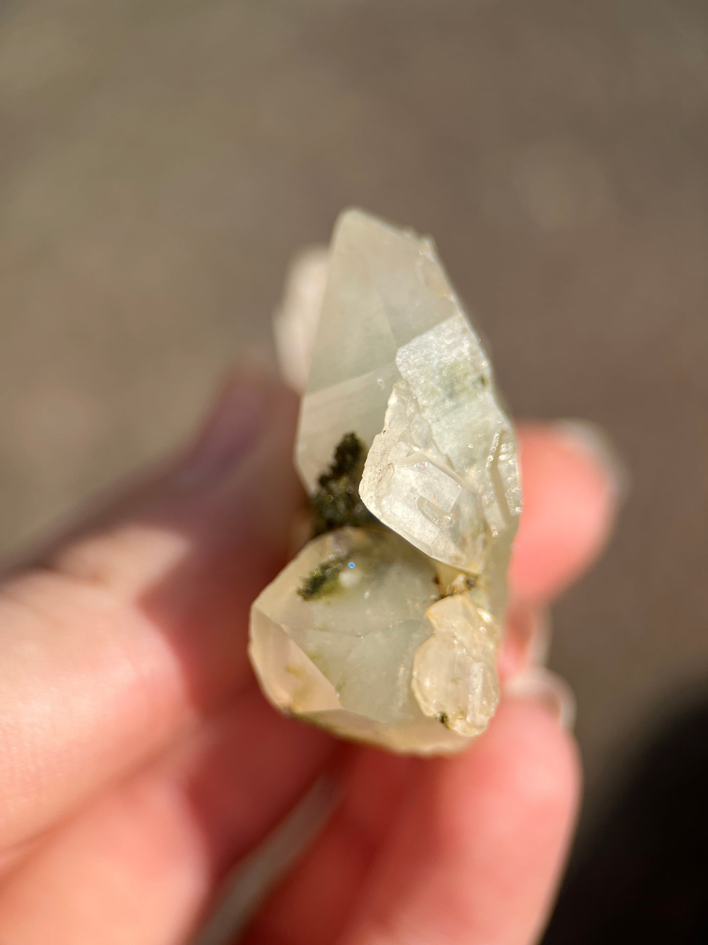 Forest Epidote & Quartz