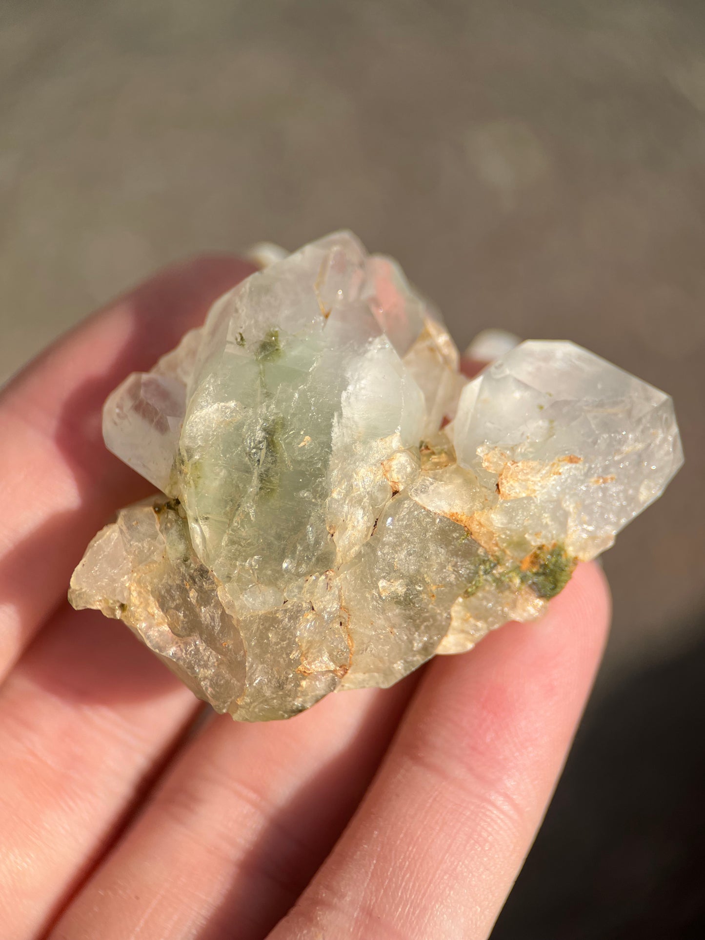 Forest Epidote & Quartz