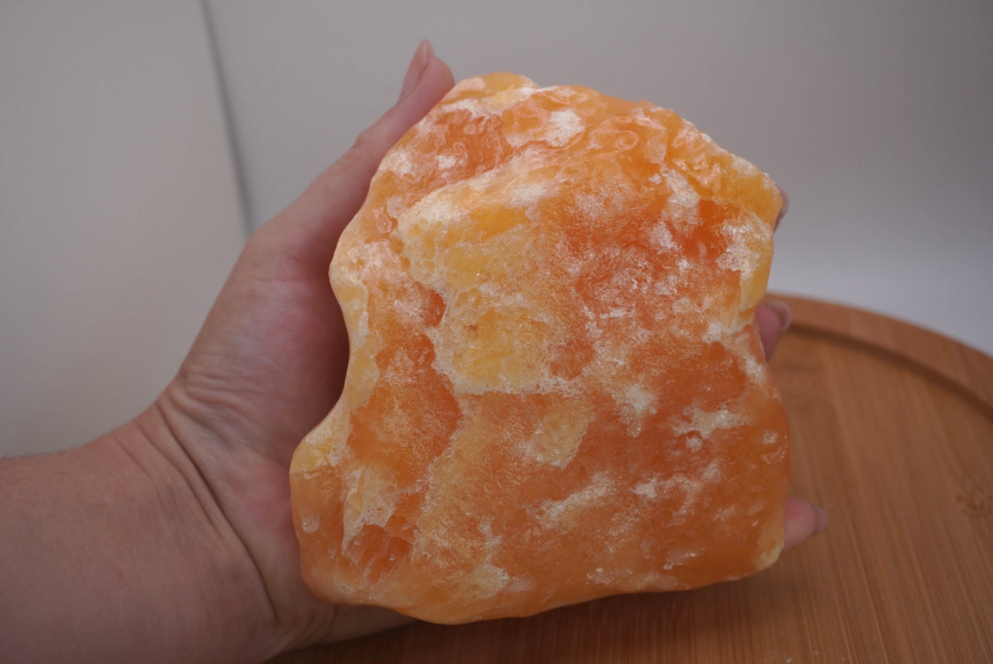 Raw Orange Calcite Chunks