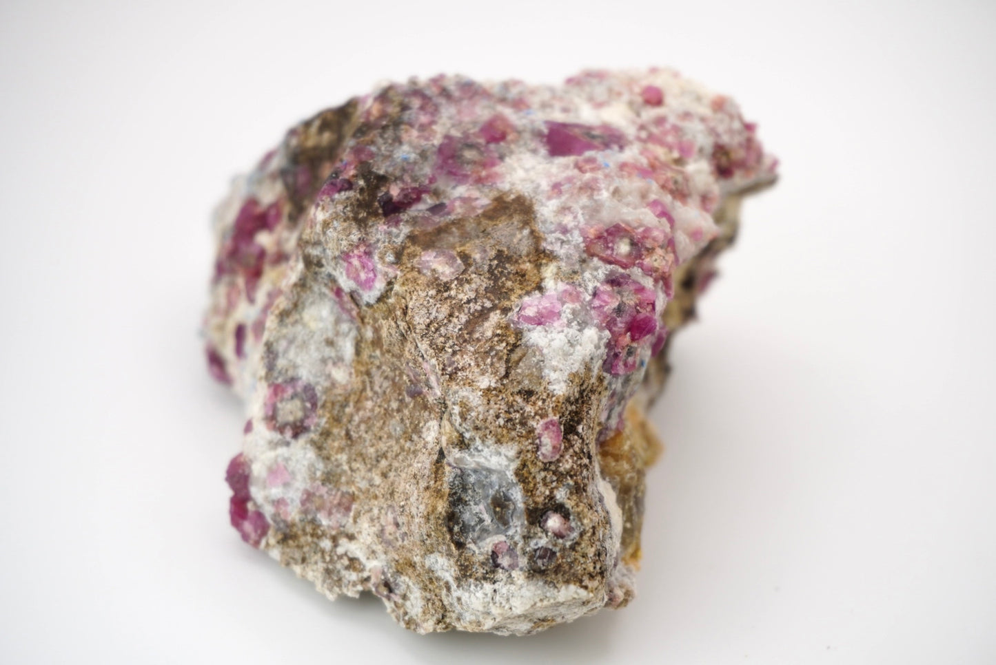 Rhodolite Garnet With Vesuvianite On Matrix