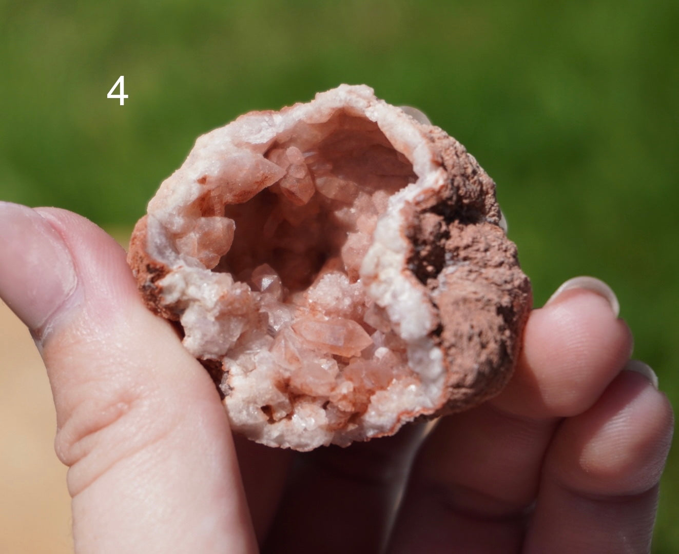 Small Pink Amethyst Geode