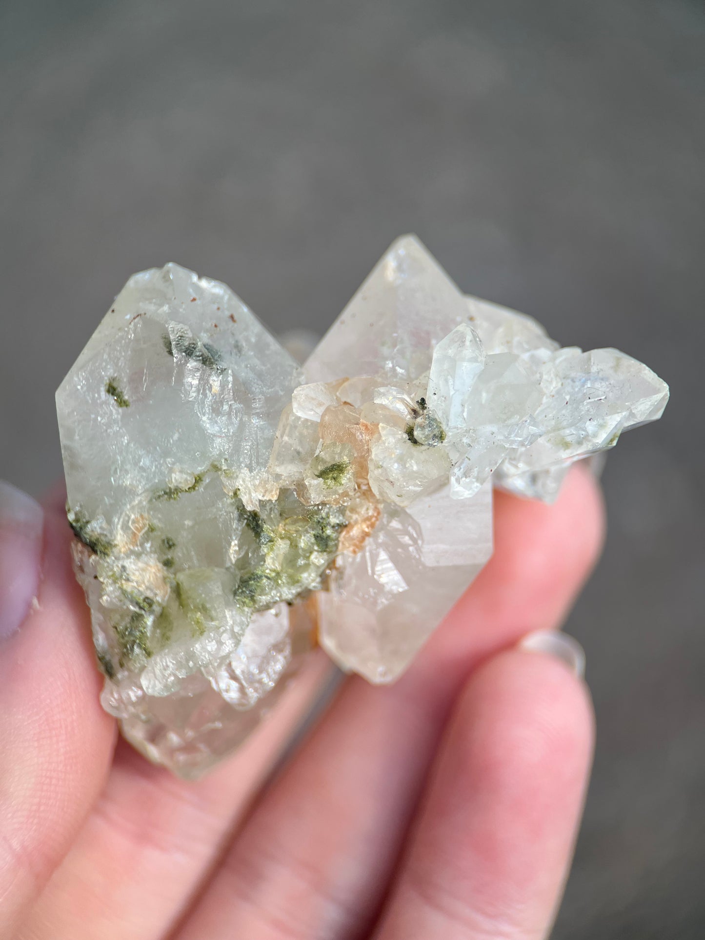 Forest Epidote & Quartz