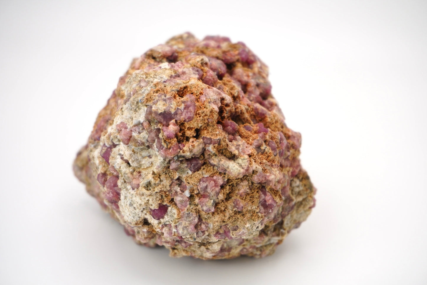 Rhodolite Garnet With Vesuvianite On Matrix