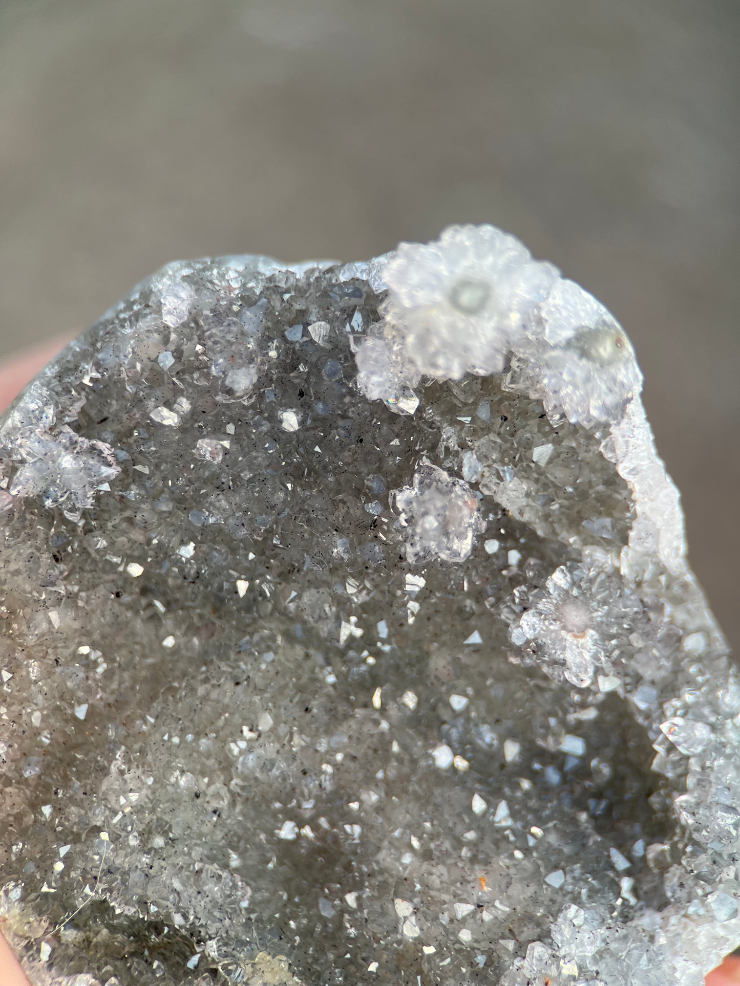 Small Rainbow Amethyst Cutbase