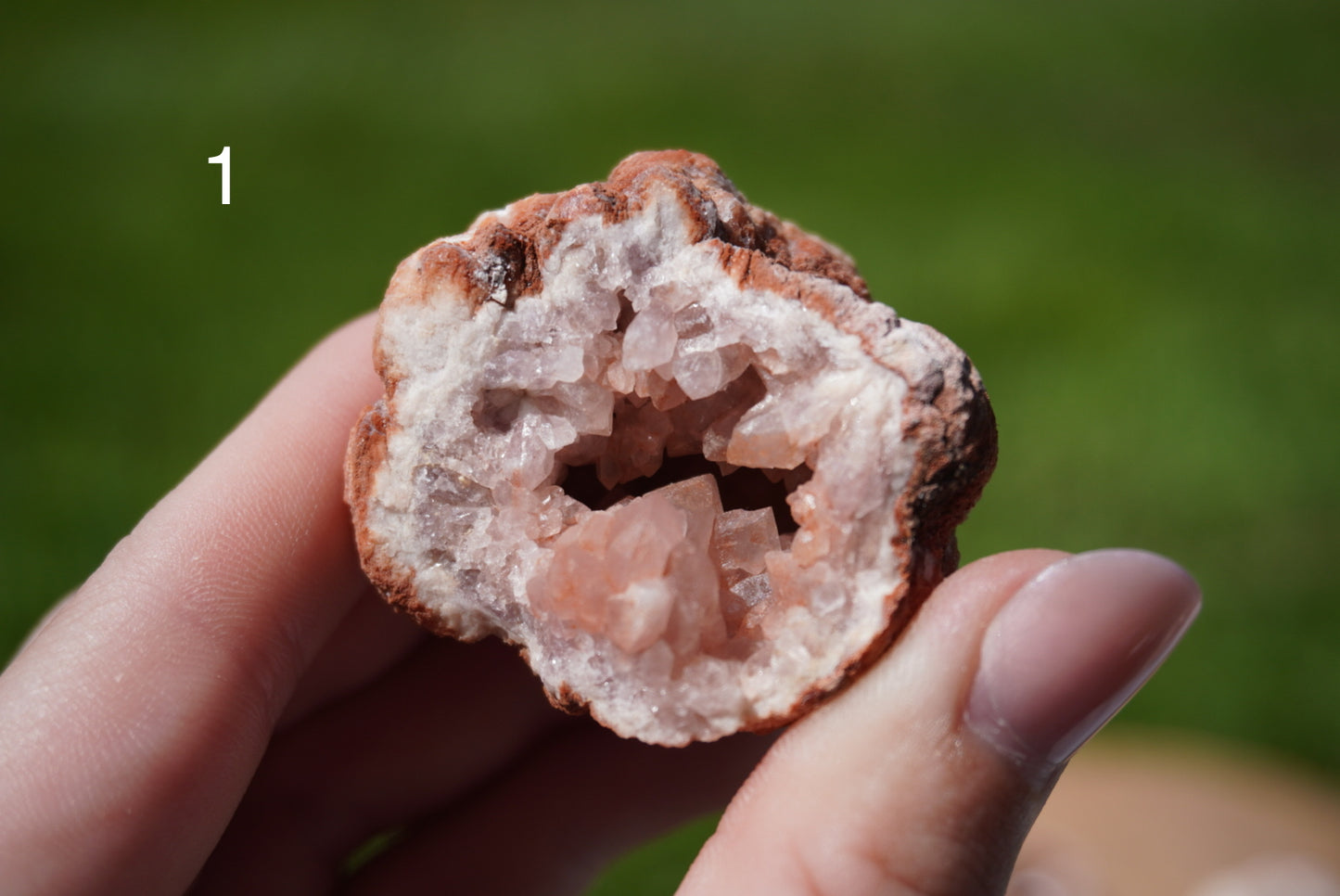 Small Pink Amethyst Geode