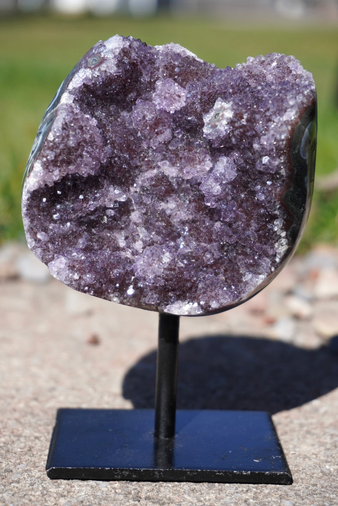 Uruguayan Amethyst on Stand