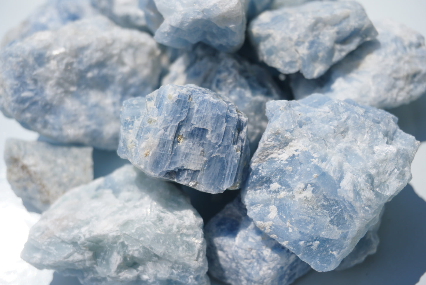 Raw Blue Calcite Chunks