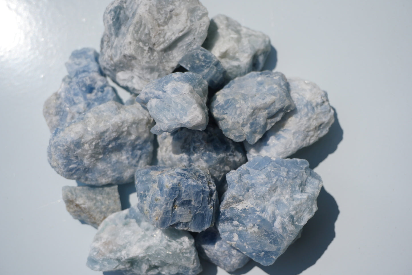 Raw Blue Calcite Chunks